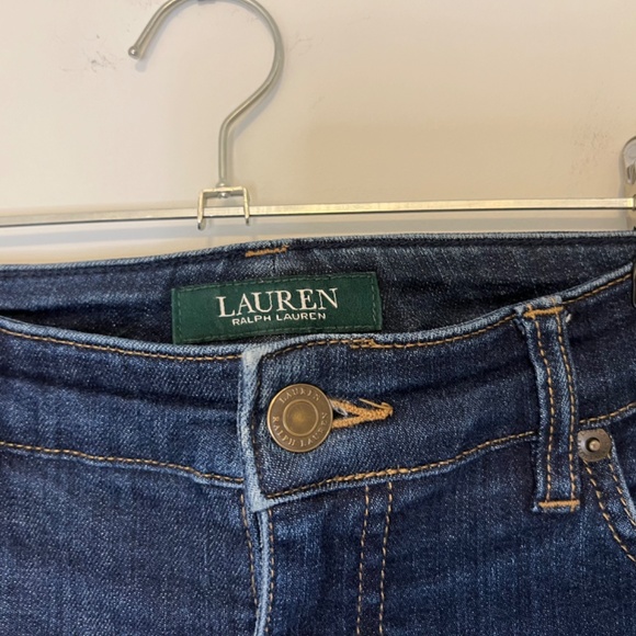 Ralph Lauren Denim Jeans Straight Leg Dark Wash Size 6 Inseam 29 Inch - Picture 5 of 16